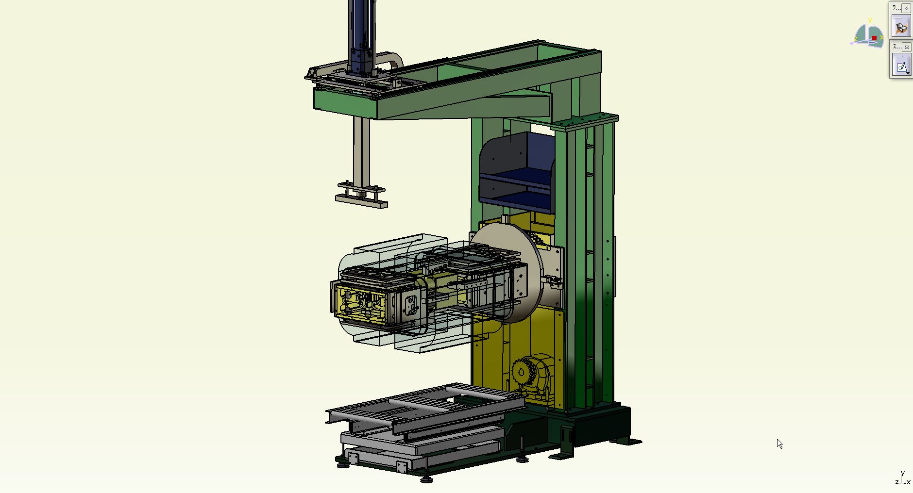 高压进线屏倍数焊接夹具CATIA